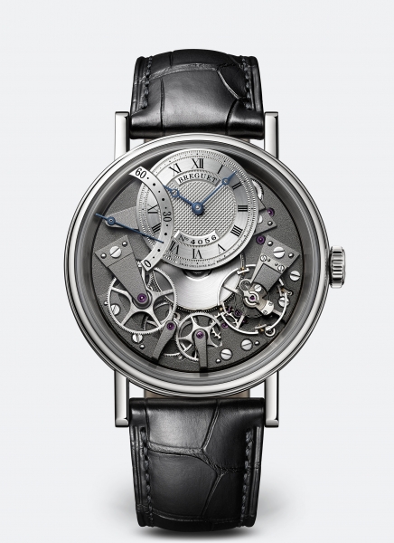 Breguet Tradition Fake Watches With Black Leather Straps Of Top Quality