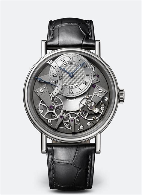 Complicated Mechanisms For Classic Breguet Tradition Replica Watches With Black Leather Straps