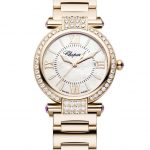 Small-Sized Chopard Imperiale Replica Watches With Shiny Rose Gold Bracelets