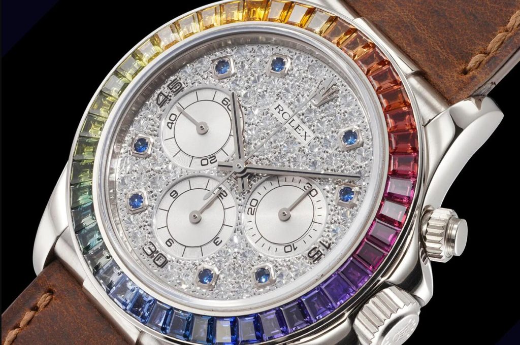 Why The Prototype UK Perfect Replica Rolex ‘Rainbow’ Daytona Watches Could Sell For Millions